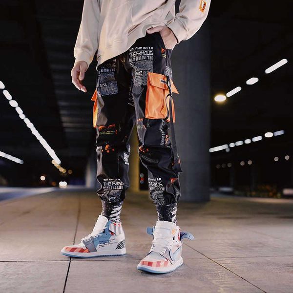 men's pants side stripe track jogger men 2021 reflective label harem homme streetwear male hiphop, Black
men's pants side stripe track jogger men 2021 reflective label harem homme streetwear male hiphop, Black