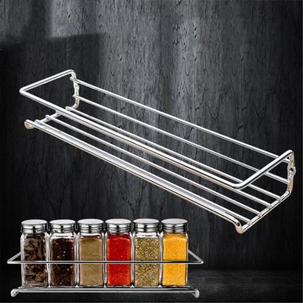 spice rack silver kitchen accessories wall mounted salt sugar jar storages shelf storage & organization
spice rack silver kitchen accessories wall mounted salt sugar jar storages shelf storage & organization
