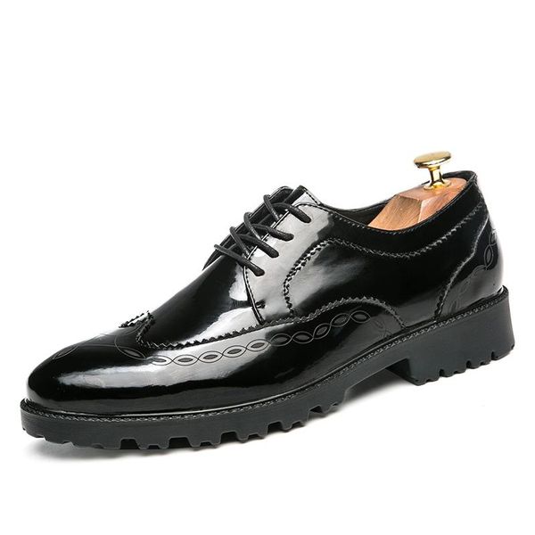 dress shoes sexemara men fashion fretwork patent leather rubber sole pointed toe lace up oxfords brogue derby, Black
dress shoes sexemara men fashion fretwork patent leather rubber sole pointed toe lace up oxfords brogue derby, Black