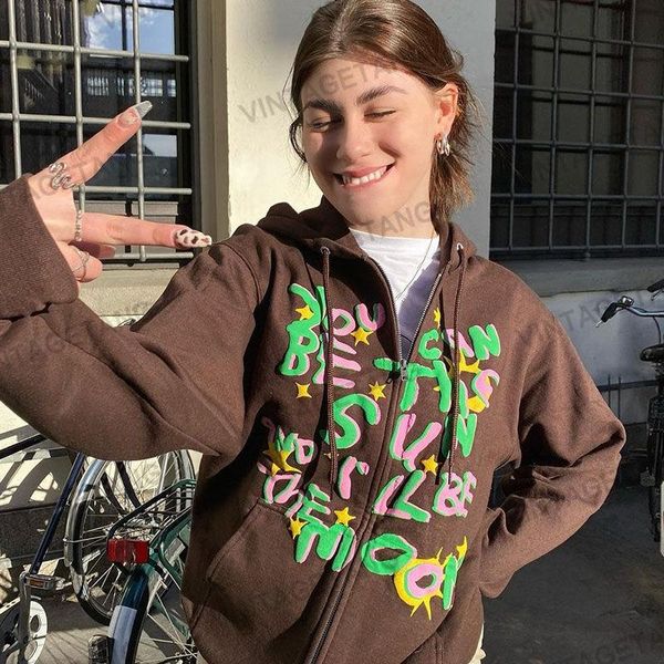 women's jackets kalenmos american retro jacket women coffee graffiti hooded zipper sweater coat hip-hop letter printing long-sleeved wo, Black;brown
women's jackets kalenmos american retro jacket women coffee graffiti hooded zipper sweater coat hip-hop letter printing long-sleeved wo, Black;brown