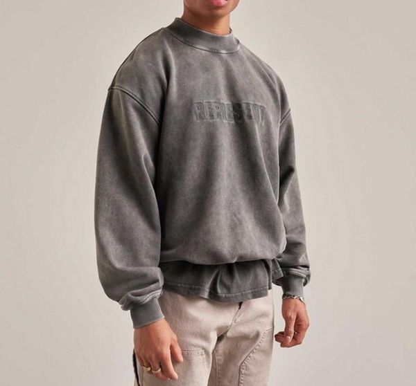 men's hoodies & sweatshirts vintage grey represent men women 1:1 chest embroidered logo hoodie oversized fit pullovers, Black
men's hoodies & sweatshirts vintage grey represent men women 1:1 chest embroidered logo hoodie oversized fit pullovers, Black