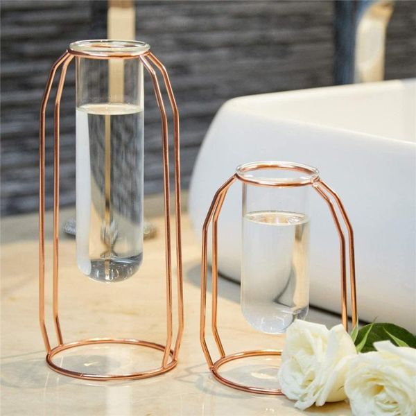 vases geometric test tube vase with metal frame transparent glass planter hydroponics decoration
vases geometric test tube vase with metal frame transparent glass planter hydroponics decoration
