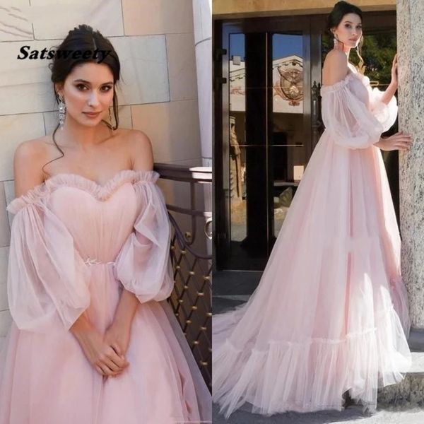pink prom dresses women party night long evening dress off the shoulder vestidos de gala a-line long sleeves robe de soiree, Black
pink prom dresses women party night long evening dress off the shoulder vestidos de gala a-line long sleeves robe de soiree, Black
