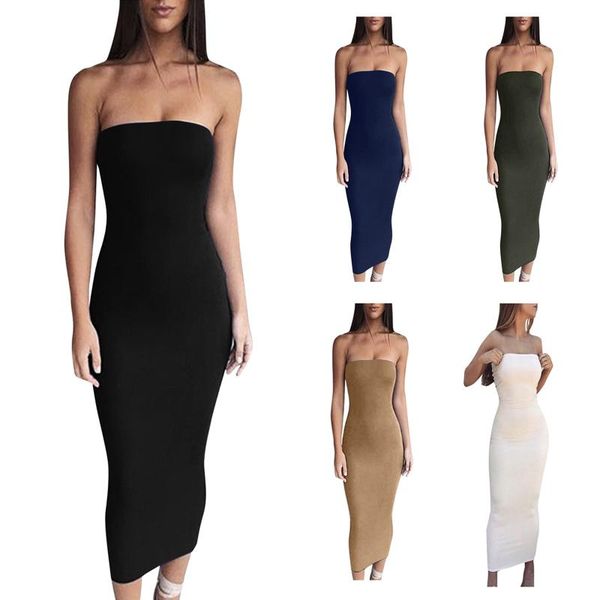 casual dresses wrapped chest dress women summer sleeveless bodice maxi dressess ladies strapless beach snug solid black robe longue, Black;gray
casual dresses wrapped chest dress women summer sleeveless bodice maxi dressess ladies strapless beach snug solid black robe longue, Black;gray