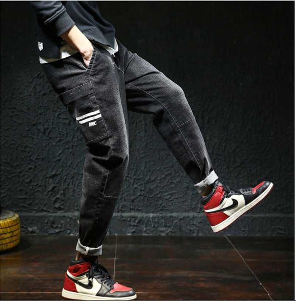 men's jeans loose large wide leg pants harlan leggings trend fat man fattening up elastic autumn, Blue
men's jeans loose large wide leg pants harlan leggings trend fat man fattening up elastic autumn, Blue