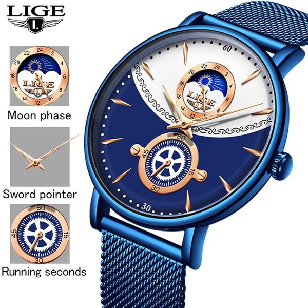fashion blue men watch full steel waterproof sports quartz wristwatch mens date calendar analog watches clock wristwatches, Slivery;brown
fashion blue men watch full steel waterproof sports quartz wristwatch mens date calendar analog watches clock wristwatches, Slivery;brown