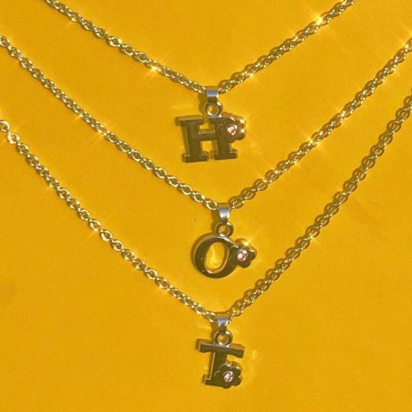 hiphop letter pendant stainless steel necklace choker multilayers chain party jewelry for women man friendship girl gifts necklaces, Silver
hiphop letter pendant stainless steel necklace choker multilayers chain party jewelry for women man friendship girl gifts necklaces, Silver