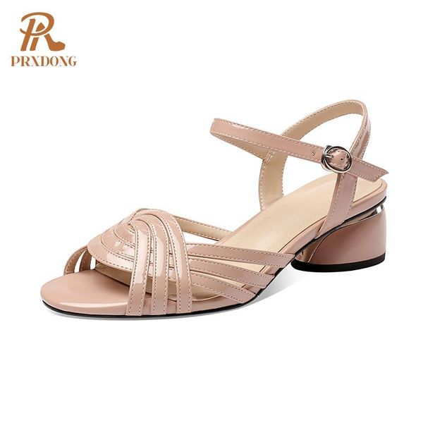 dress shoes women thick heel genuine leather sandals peep toe summer woman size 34-42, Black
dress shoes women thick heel genuine leather sandals peep toe summer woman size 34-42, Black