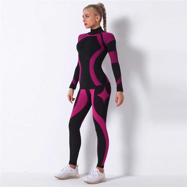 women 2pcs seamless set sport suit gymwear workout clothes long sleeve gym high waist leggings fitness sets 210930, White
women 2pcs seamless set sport suit gymwear workout clothes long sleeve gym high waist leggings fitness sets 210930, White
