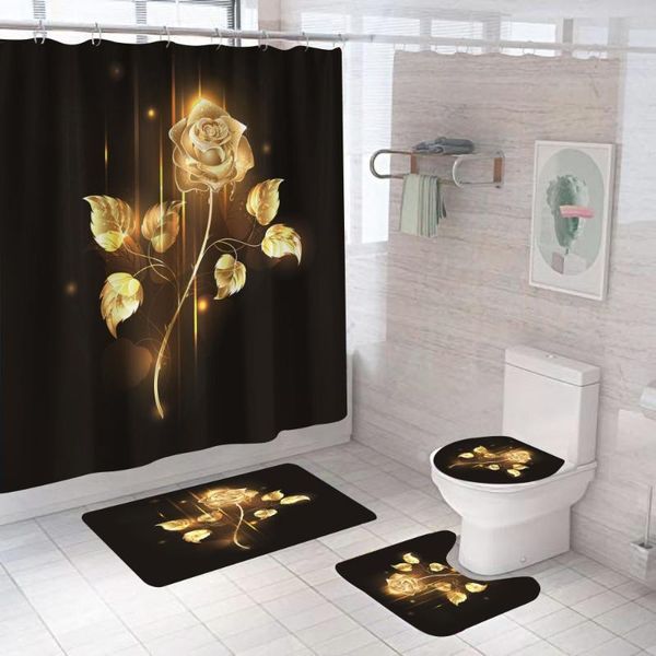 golden flower shower curtain luxury black with non slip rug mat bathroom curtains waterproof polyester home decor 180x180 gift
golden flower shower curtain luxury black with non slip rug mat bathroom curtains waterproof polyester home decor 180x180 gift