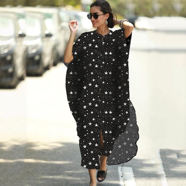 women's swimwear black star print strand hemd kleid abdeckung ups gestreiften pareo tunika kaftan tasche robe plage tragen frauen c, White;black
women's swimwear black star print strand hemd kleid abdeckung ups gestreiften pareo tunika kaftan tasche robe plage tragen frauen c, White;black