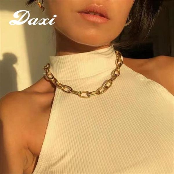 necklaces pendants daxi chains choker women gold chain for pendant layered chokers jewelry, Silver 
necklaces pendants daxi chains choker women gold chain for pendant layered chokers jewelry, Silver