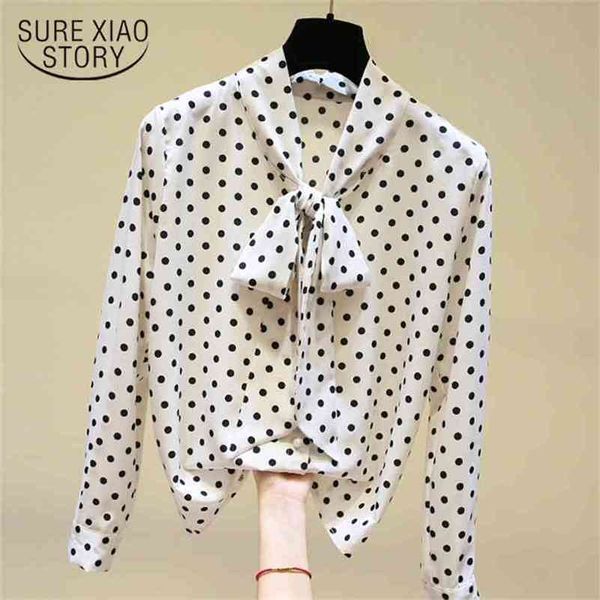 blouses woman long sleeve dot chiffon women bow collar office ladies plus size shirts 4807 50 210506, White
blouses woman long sleeve dot chiffon women bow collar office ladies plus size shirts 4807 50 210506, White