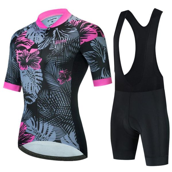 racing sets 2021 women cycling jersey summer short sleeve anti-uv shirt black bib shorts bike team sport set roupa ciclismo feminina, Black;blue
racing sets 2021 women cycling jersey summer short sleeve anti-uv shirt black bib shorts bike team sport set roupa ciclismo feminina, Black;blue