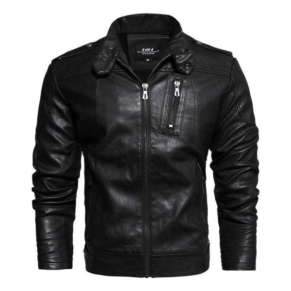 men's jackets autumn and winter leather jacket pu fashion stand collar locomotive tide brand european american style, Black;brown
men's jackets autumn and winter leather jacket pu fashion stand collar locomotive tide brand european american style, Black;brown