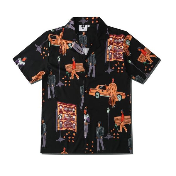 men's casual shirts 2021 summer men bustling city print shirt lovers fashion short sleeve cool thin loose hawaiian beach harajuku lapel, White;black
men's casual shirts 2021 summer men bustling city print shirt lovers fashion short sleeve cool thin loose hawaiian beach harajuku lapel, White;black