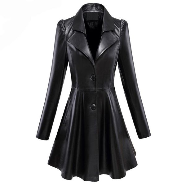 women's leather & faux fit and flare coat notched lapel long sleeve puff skirted black elegant blazer slim
women's leather & faux fit and flare coat notched lapel long sleeve puff skirted black elegant blazer slim