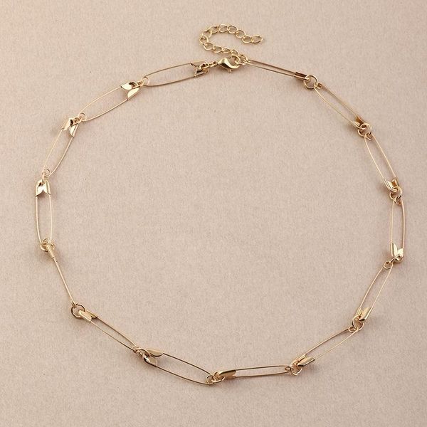 pendant necklaces creative style pin metal necklace fashion rock cool girl gold choker accessories punk hip hop party jewelry, Silver
pendant necklaces creative style pin metal necklace fashion rock cool girl gold choker accessories punk hip hop party jewelry, Silver
