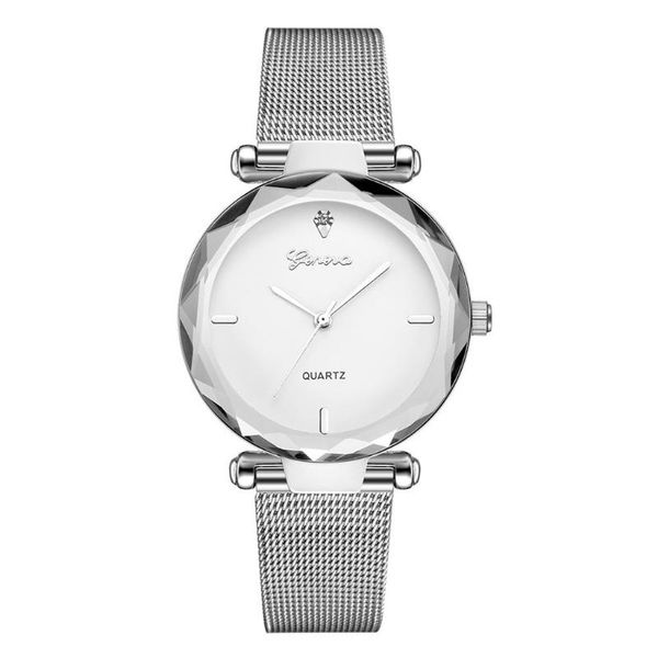 wristwatches geneva 2021 women watches stainless steel mesh belt ladies watch diamond side fashion women's watc casual relojes, Slivery;brown
wristwatches geneva 2021 women watches stainless steel mesh belt ladies watch diamond side fashion women's watc casual relojes, Slivery;brown