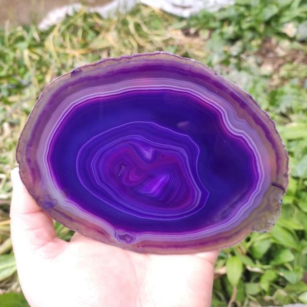 1pcs natural agate slices polished purple slice+stents decorative objects & figurines
1pcs natural agate slices polished purple slice+stents decorative objects & figurines