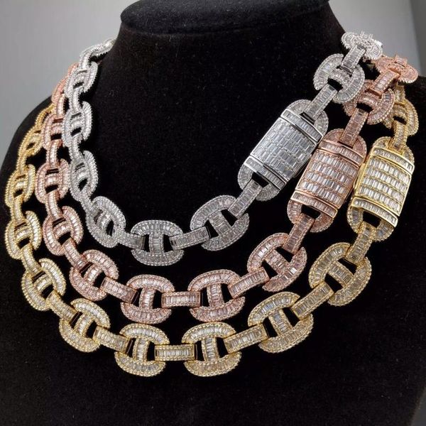 chains hip hop jewelry cuban link chain iced out bling heavy baguette cz stone coffee beans bracelet necklace for men women, Silver
chains hip hop jewelry cuban link chain iced out bling heavy baguette cz stone coffee beans bracelet necklace for men women, Silver