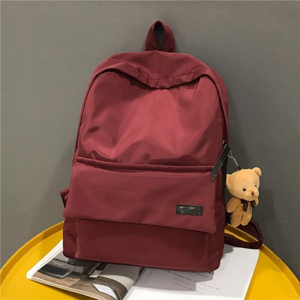 outdoor bags car stitch nylon women's backpack pure color small schoolgirl travel
outdoor bags car stitch nylon women's backpack pure color small schoolgirl travel