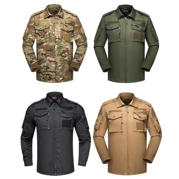 men's jackets american camouflage suit male cp outdoor combat uniform long sleeve army fan equipment, Black;brown
men's jackets american camouflage suit male cp outdoor combat uniform long sleeve army fan equipment, Black;brown