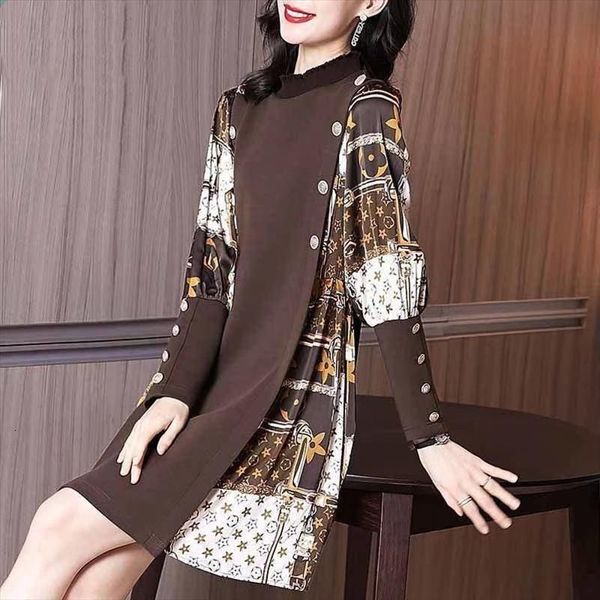 retro floral spring autumn loose women dresses oversize long sleeve high quality, Black;gray
retro floral spring autumn loose women dresses oversize long sleeve high quality, Black;gray