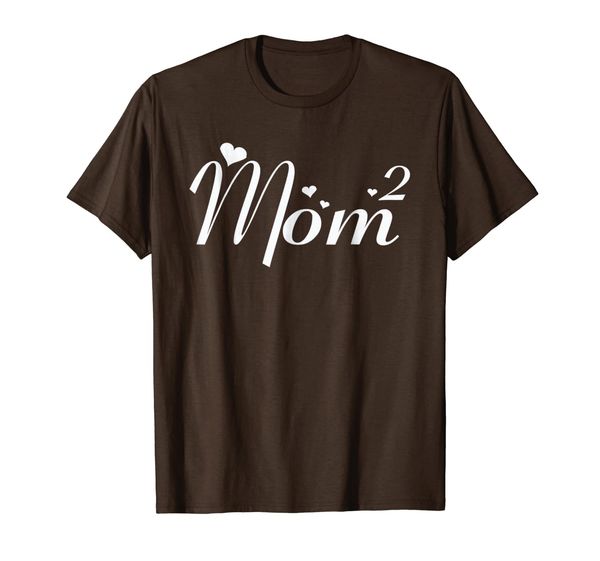 mom squared 2nd t shirt - baby pregnancy announcement, White;black