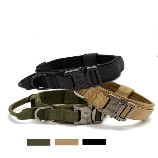dog collars & leashes pet military training collar, adjustable traction control handle collar
dog collars & leashes pet military training collar, adjustable traction control handle collar