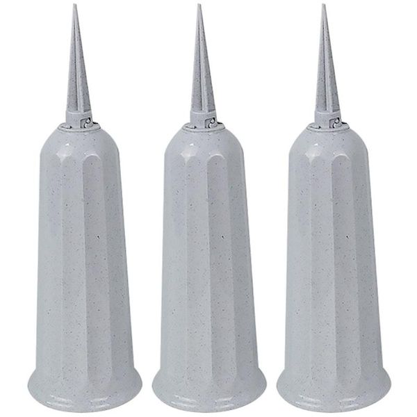 3pcs grave cone vase creative cemetery shaped memorial supply vases