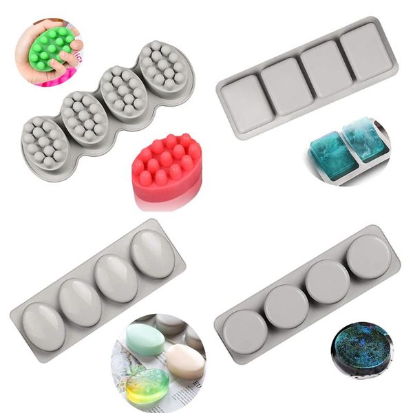 craft tools 4 cavity shapes soap silicone mold for making soaps 3d diy spa handmade mould decoration massage therapy tray
craft tools 4 cavity shapes soap silicone mold for making soaps 3d diy spa handmade mould decoration massage therapy tray