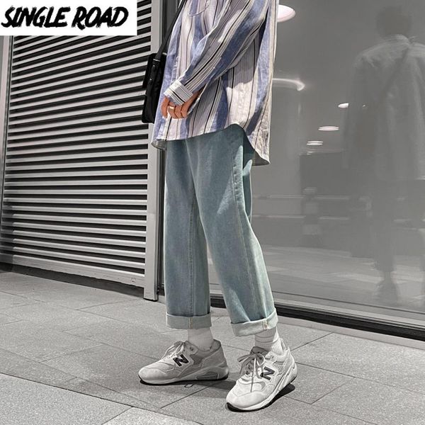 men's jeans single road straight baggy men 2021 solid denim pants japanese streetwear korean style blue wide leg for
men's jeans single road straight baggy men 2021 solid denim pants japanese streetwear korean style blue wide leg for
