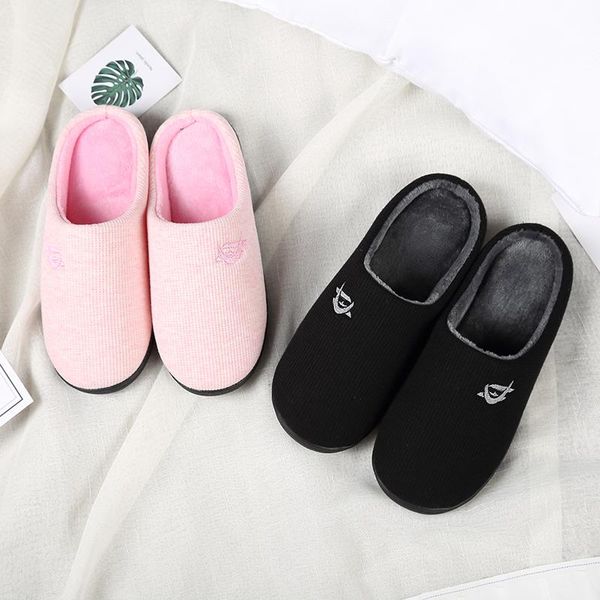 winter woman slippers fashionable plush women's men couple shoes home outdoor cotton, Black
winter woman slippers fashionable plush women's men couple shoes home outdoor cotton, Black