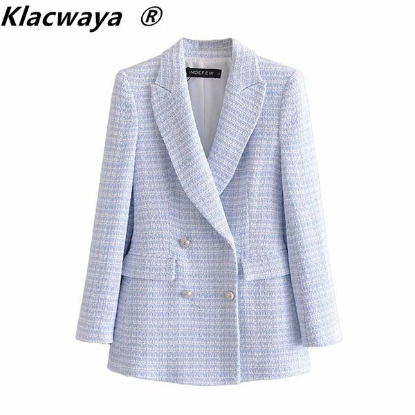 za blazer women jacket fashion check texture blazers vintage long sleeve pockets female outerwear chic 210521, White;black
za blazer women jacket fashion check texture blazers vintage long sleeve pockets female outerwear chic 210521, White;black