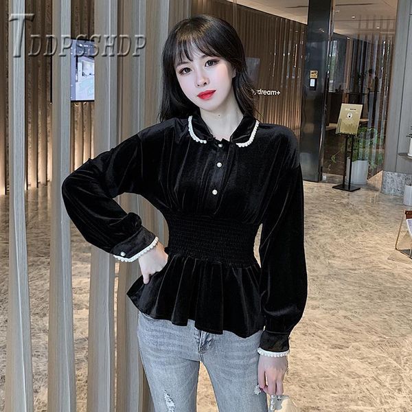plus size black color women blouse velvet soft fabric female blouses women's & shirts, White
plus size black color women blouse velvet soft fabric female blouses women's & shirts, White