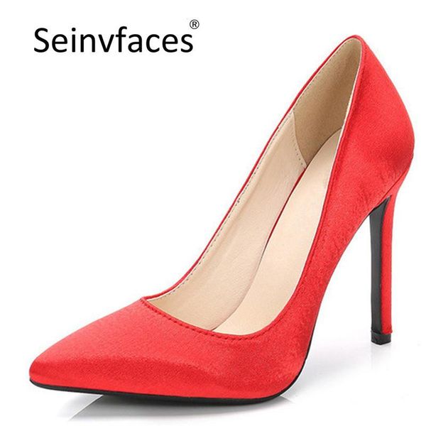 dress shoes plus size 41 42 43 44 45 46 women's sweet office lady silks and satins pointed toe slip-on shallow thin high heels pumps f2, Black
dress shoes plus size 41 42 43 44 45 46 women's sweet office lady silks and satins pointed toe slip-on shallow thin high heels pumps f2, Black