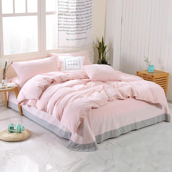 bedding sets washed cotton comfy and soft duvet cover flat/fit sheet yarn dyed grey brief style for girls boys set king size
bedding sets washed cotton comfy and soft duvet cover flat/fit sheet yarn dyed grey brief style for girls boys set king size