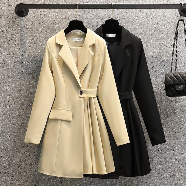 women's trench coats office women irregular bandage spliced blazer lapel long sleeve loose fit jacket fashion tide spring autumn 2021 c, Tan;black
women's trench coats office women irregular bandage spliced blazer lapel long sleeve loose fit jacket fashion tide spring autumn 2021 c, Tan;black