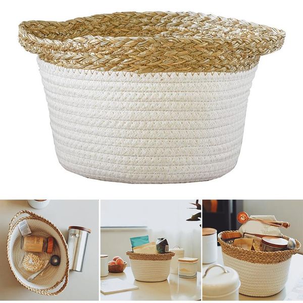 storage baskets straw basket with handle pastoral eco-friendly organizer for home office small items 23*15cm dtt88
storage baskets straw basket with handle pastoral eco-friendly organizer for home office small items 23*15cm dtt88