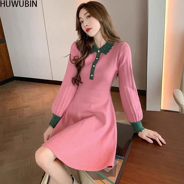 casual dresses women's autumn 2021 lapel french retro thin bottomed skirt hepburn high-end temperament fashion elegant knitted dress, Black;gray
casual dresses women's autumn 2021 lapel french retro thin bottomed skirt hepburn high-end temperament fashion elegant knitted dress, Black;gray