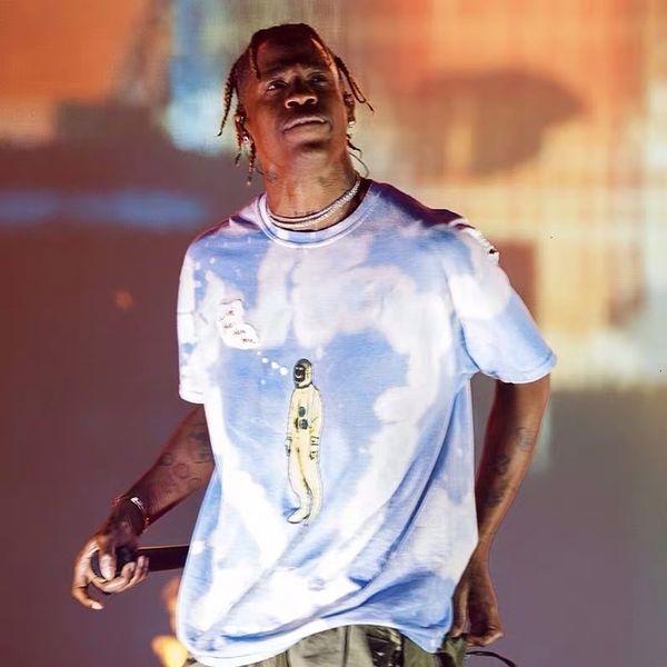 travis world tour scott crew neck fashion t color wash tie dye astronaut portrait men's and women's short sleeves factory wholesal, White
travis world tour scott crew neck fashion t color wash tie dye astronaut portrait men's and women's short sleeves factory wholesal, White