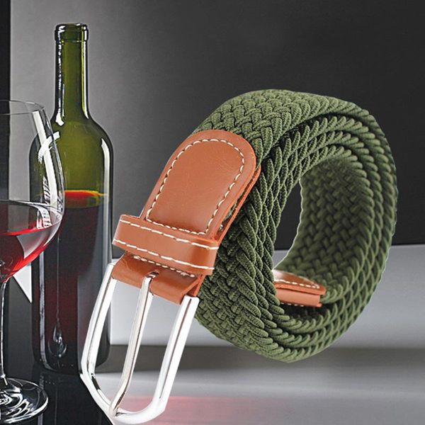 belts elastic waist belt for men canvas stretch braided men's woven powerful no holes waistband jeans, Black;brown
belts elastic waist belt for men canvas stretch braided men's woven powerful no holes waistband jeans, Black;brown