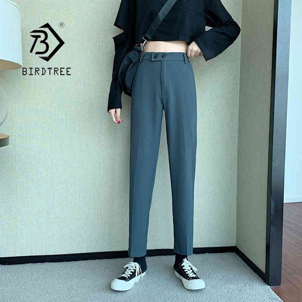 women suit pants summer high waist two buttons black grey long trousers casual bottoms all match b14354x 210419, Black;white
women suit pants summer high waist two buttons black grey long trousers casual bottoms all match b14354x 210419, Black;white