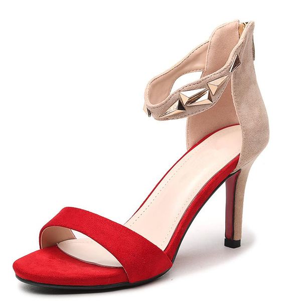 classic sandals summer fashion women high heels female thin gladiator kid suede leather designer party shoes j0334 dress, Black
classic sandals summer fashion women high heels female thin gladiator kid suede leather designer party shoes j0334 dress, Black