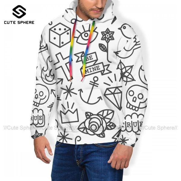 men's hoodies & sweatshirts tattoo polyester streetwear pullover hoodie long cool autumn xxxl mens, Black
men's hoodies & sweatshirts tattoo polyester streetwear pullover hoodie long cool autumn xxxl mens, Black