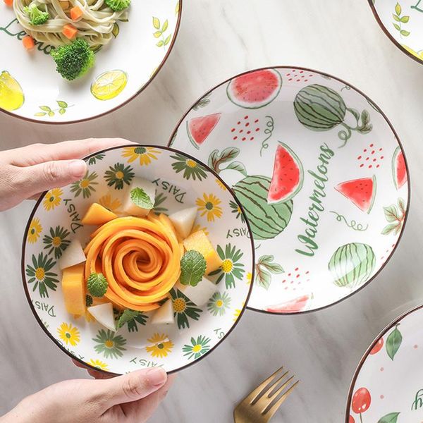 dishes & plates ins creative japanese ceramic plate family personality strawberry fruit dish deep children's baking tableware set
dishes & plates ins creative japanese ceramic plate family personality strawberry fruit dish deep children's baking tableware set