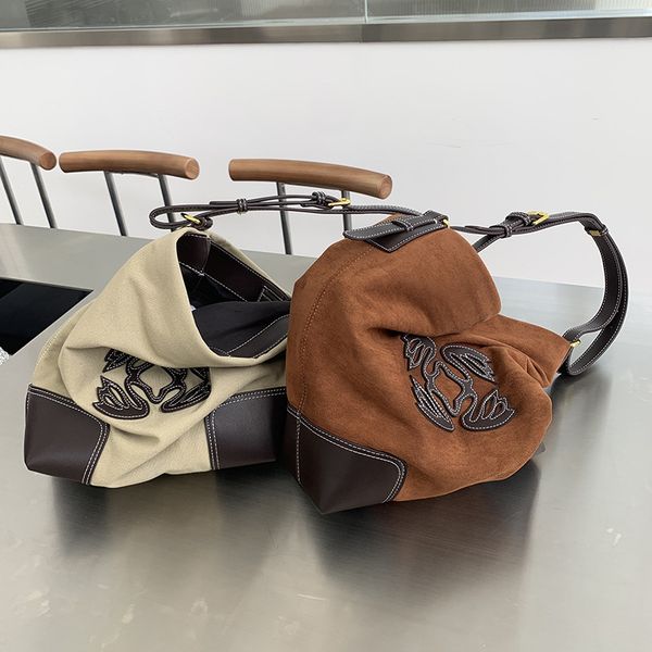 80% off outlet store jorge autumn new tot bag women's frosted suede single shoulder bag canvas bucket big tide factory online sale, Black;red
80% off outlet store jorge autumn new tot bag women's frosted suede single shoulder bag canvas bucket big tide factory online sale, Black;red