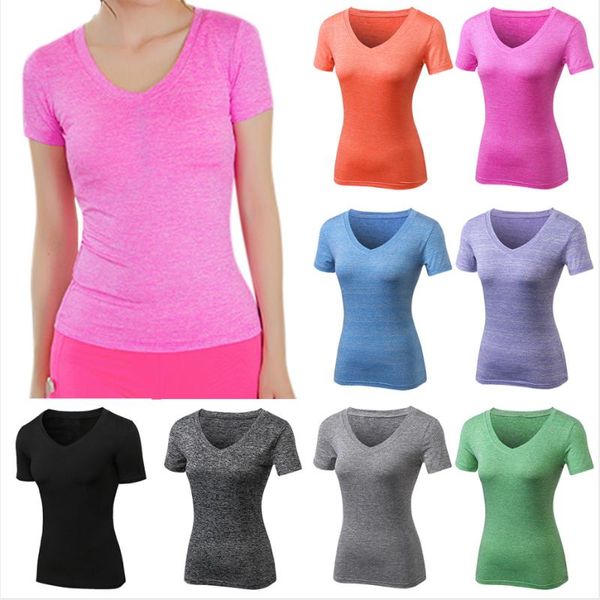 running jerseys women v neck short sleeve elastic training sports t shirt summer yoga workout gym fitness breathable sweatshirt, Black;blue
running jerseys women v neck short sleeve elastic training sports t shirt summer yoga workout gym fitness breathable sweatshirt, Black;blue