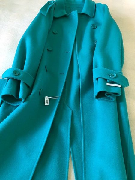 women's trench coats off season lake blue coat double-sided cashmere belt 2021 tweed high-end 100% pure wool korea, Tan;black
women's trench coats off season lake blue coat double-sided cashmere belt 2021 tweed high-end 100% pure wool korea, Tan;black